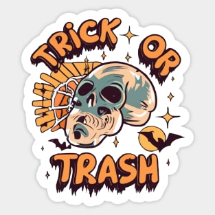 Trick Or Trash Sticker